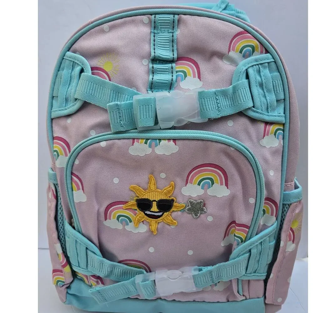 Pottery Barn Kids Mackenzie Pink Rainbow backpack ( Glow in the dark) Beach